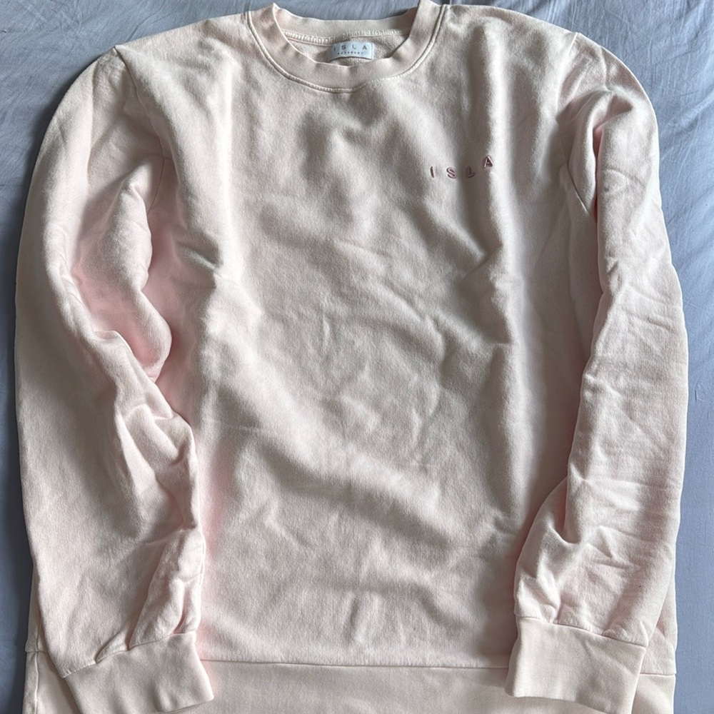 Isla Movement Terry Crewneck Pink